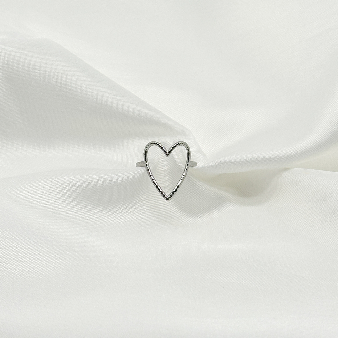 Bague Cœur dorée