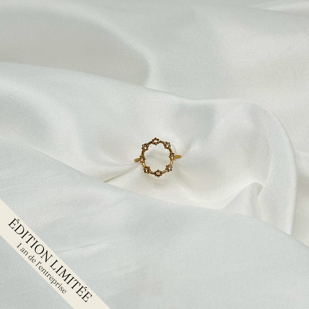 Bague Orléna argentée