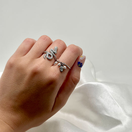 Bague Dyana argentée