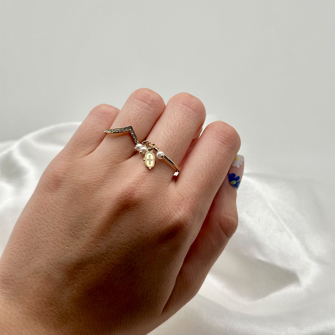 Bague Dyana dorée