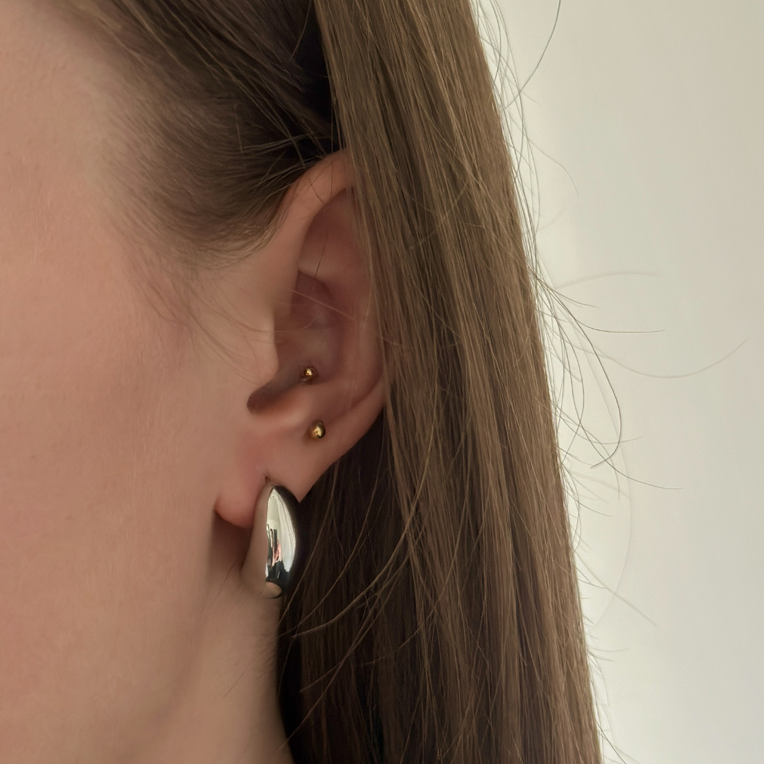 Boucles Chloé dorées