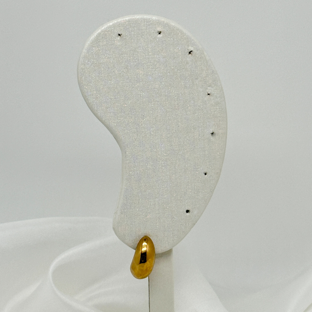 Boucles Chloé argentées