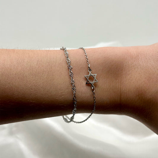 Bracelet Estelle argenté