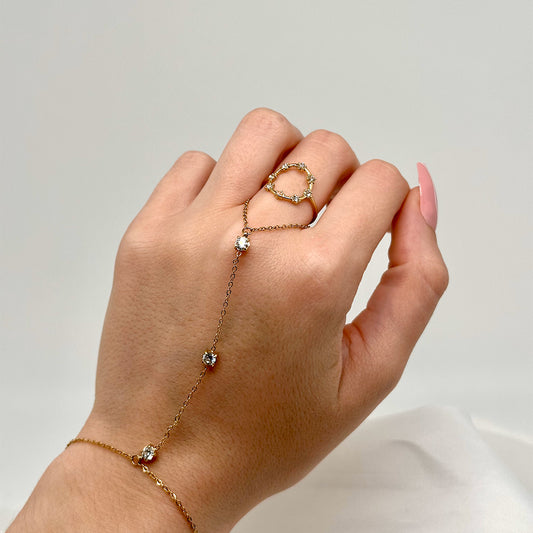 Bague Orléna dorée