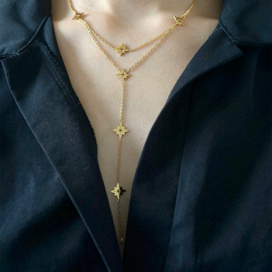 Collier Céleste doré