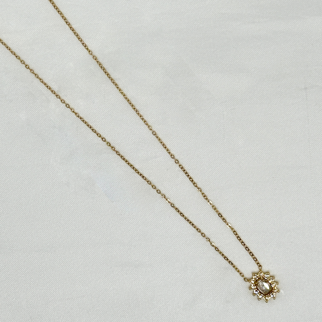 Collier Gemma argenté