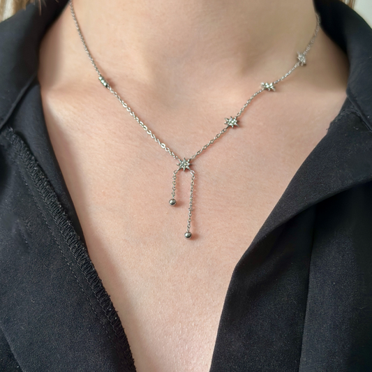 Collier Pénélope argenté