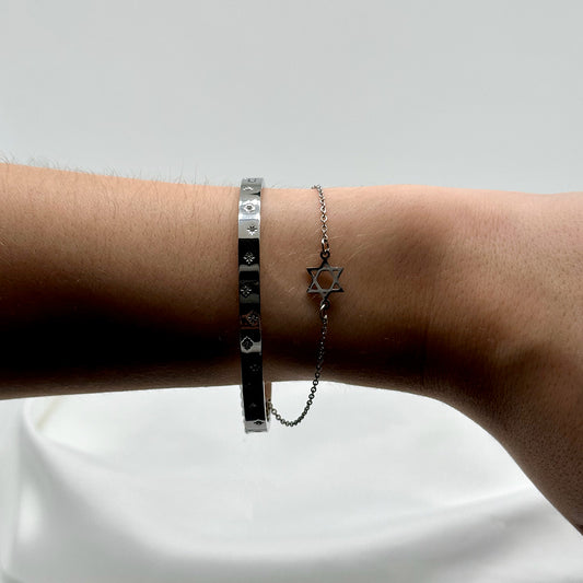 Jonc Céleste argenté