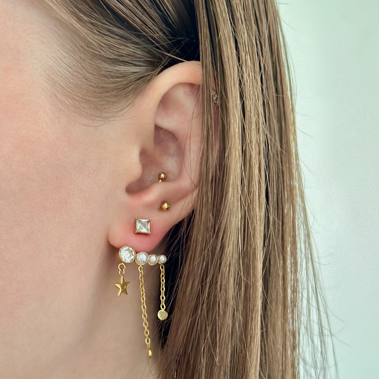 Mono boucle Leïla dorée