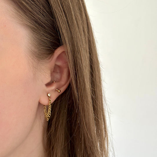 Mono boucle Yasmine dorée