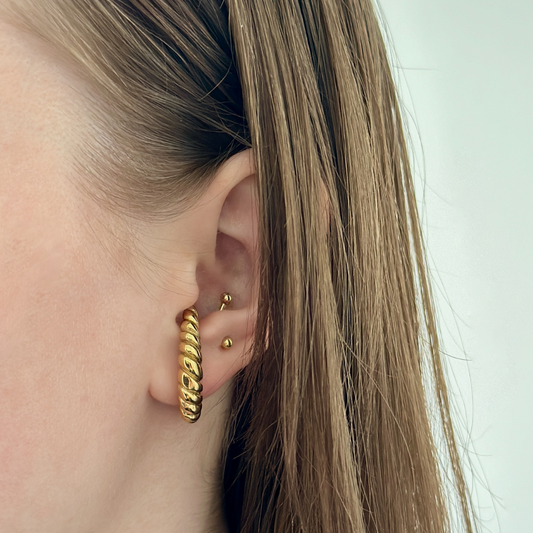 Mono boucle Luna dorée