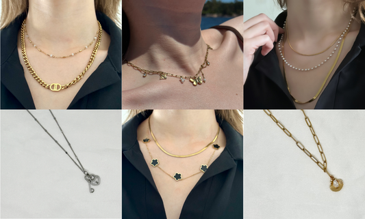 10 looks tendance avec des colliers inoxydables | Idées mode et conseils