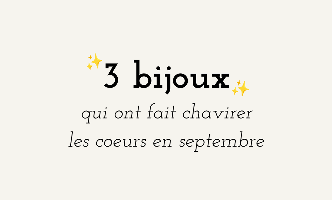 Top 3 des bijoux en acier inoxydable qui ont fait chavirer les cœurs en septembre 2026