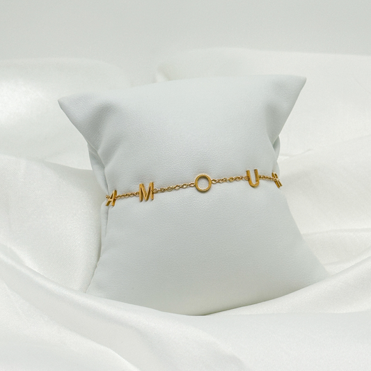 Bracelet Amour doré