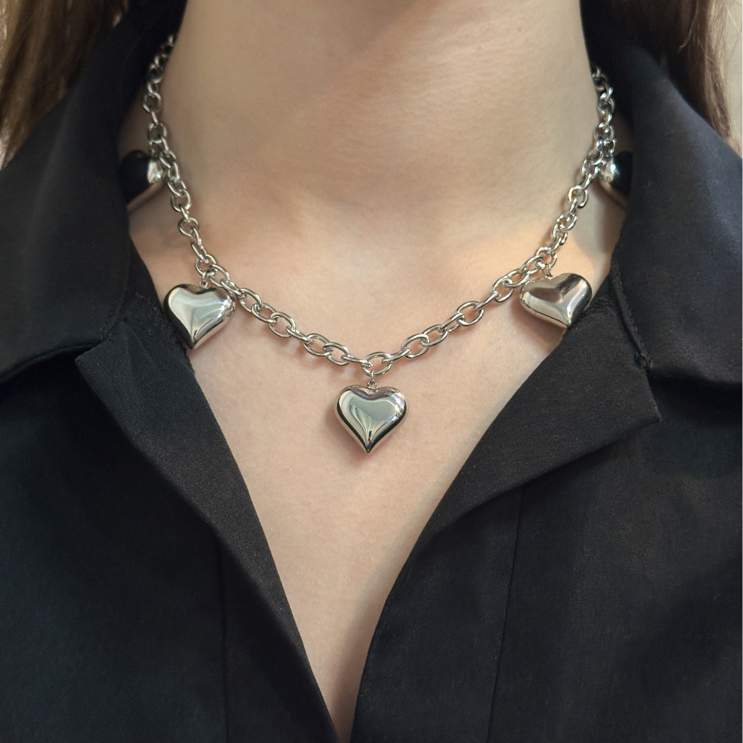 Collier Amara argenté