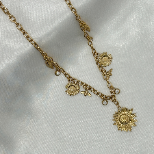 Collier Hélia doré