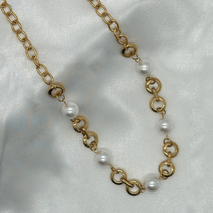 Collier Perline doré
